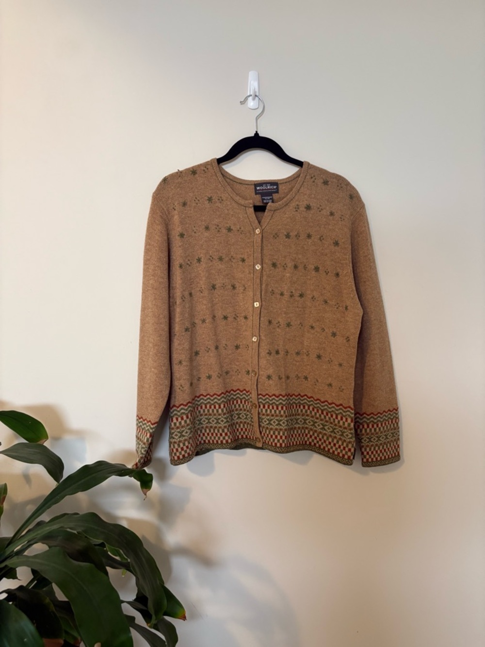 Vintage Woolrich Button-Front Cardigan